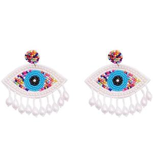 ต่างหูเม็ดเดี่ยวลูกปัดสวยงามอุปกรณ์ทำมือสำหรับผู้หญิงและเด็กผู้หญิง - Product Image 1