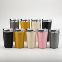 Tasses à café isothermes en acier inoxydable de 600 ml avec couvercle, vente en gros de l'usine Yunxin