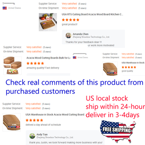 Mỹ Kho Trong Kho Gói Của 20 Keo Gỗ Thớt Hội Đồng Quản Trị Với Nước Trái Cây Rãnh Phục Vụ Hội Đồng Quản Trị Khắc Laser Khoảng Trống - Product Image 3