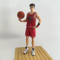 30CM Anime Figur Japanischer Comic Slam Dunk Modell PVC Anime Figur Sakuragi Hanamichi Rukawa Kaede Anime Statue