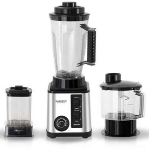 Mixeur portable multifonctionnel 3L de haute qualité pour jus frais, manuel, haute vitesse, en acier inoxydable, écologique et compatible lave-vaisselle - Product Image 1