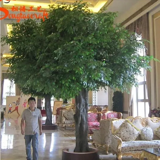 Grandes galhos de árvore artificial de decoração, ao ar livre e interior da árvore do carvalho