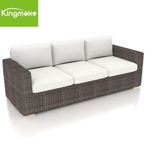Kingmake Ensemble de canapés de jardin de loisirs d'extérieur d'excellente qualité Mobilier d'extérieur en rotin moderne imperméable - Product Image 4