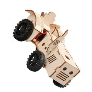 OKYN-G5676 Wooden DIY Electric Tractor Model Kit STEM Educational <b>Toy</b> <b>for</b> Kids Learning Science and Engineering - Product Image 4