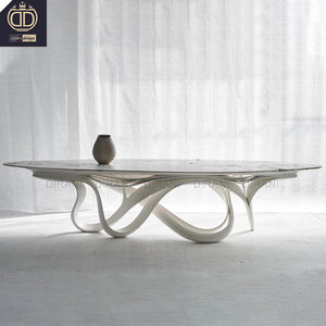 Villa-muebles de Arte de nuevo diseño, mesa de comedor de madera maciza de lujo de resina epoxi - Product Image 3