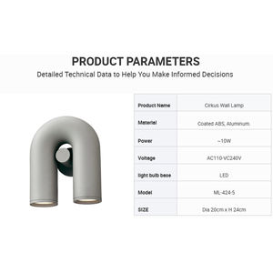 Vente en gros d'appliques murales minimalistes en forme de U avec éclairage en aluminium pour le couloir moderne chambre à coucher hôtel couloir accent - Product Image 3