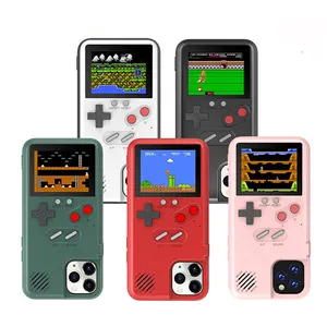 Wholesale game machine phone case-Universal Color Screen 36 Kinds Classic Game Mobile Phone Gaming Casing Shell Handheld Game Player Phone Case