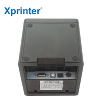 Xprinter Impresora Térmica de Recibos, Impresora POS de 80mm, Compatible con Código QR, Máquina de Impresión de Billetes de Restaurante