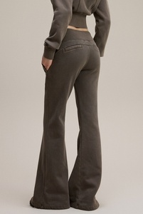 <span class=keywords><strong>Pantaloni</strong></span> Invernali LuxeRoll a Gamba Larga, Slim <span class=keywords><strong>Fit</strong></span>, Casual per <span class=keywords><strong>Donna</strong></span>, 400G Cotone Lavato, Vita Elastica - Product Image 5