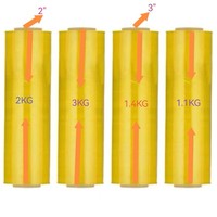 Film d'emballage extensible noir LLDPE souple et imperméable 20MIC 80GA 100GA, rouleau jumbo, pour usage en coussin, emballage de palettes