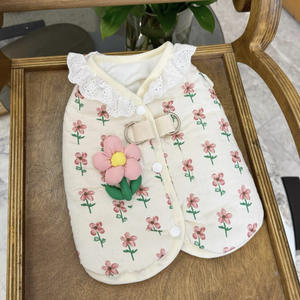 Vêtements pour animaux de compagnie, accessoires, veste pour chien mignonne à imprimé pastoral, style décontracté, automne-hiver, vêtements pour animaux de compagnie, coton, tendance - Product Image 2