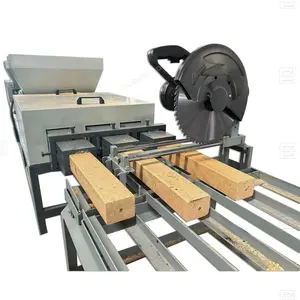 ZZCHRYSO compressed sawdust wood block machine wood pallet block machine four heads wood pallet foot pier machine price