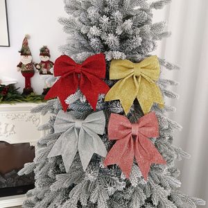Nœud papillon de grande taille de 24cm pour la décoration d'arbre de Noël Accessoires de <span class=keywords><strong>cadeau</strong></span> de décoration d'arbre de centre commercial bricolage - Product Image 2
