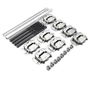 Polea para puerta corredera de armario, polea oculta para puerta corredera de armario, amortiguador bidireccional, riel para puerta corredera de madera, polea de amortiguación - Product Image 1