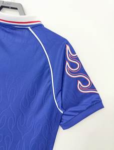 定制 1998 年日本复古足球球衣 非洲比赛款 带徽标和数码印花 曼耶足球球衣 - Product Image 2