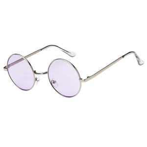 Promoción al por mayor para hombres mujeres Unisex moda gafas de <span class=keywords><strong>sol</strong></span> oro blanco gris Metal gafas de <span class=keywords><strong>sol</strong></span> - Product Image 4