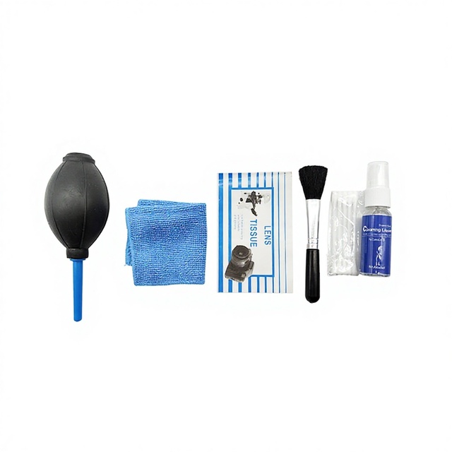 6 in 1 Eco-Friendly DSLR Camera Lens & Sensor Cleaning Kit with Cleanser for Digital SLR/DV Cameras