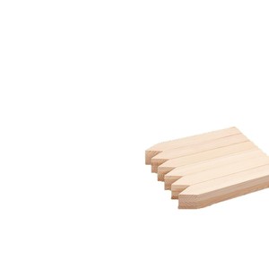 Estacas de madera de pino rectangulares resistentes a la intemperie para letreros de jardín y cercas - Product Image 5