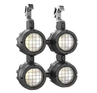 Projecteur LED COB Mini Blinder Par Light IP65 RGBWAL 6-en-1 étanche IP65