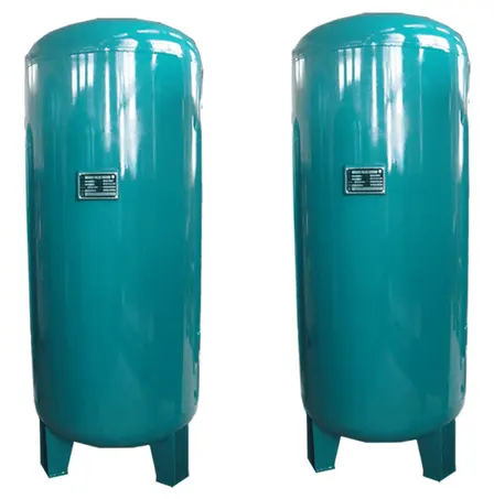 1000 liter 8Bar luchtcompressor tank Verticale roestvrij schroef inlaat uitlaat air tank