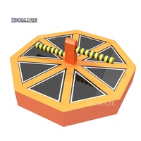 Parc de trampolines intérieur commercial pour enfants et adultes, centre de divertissement et d'exercice en libre style avec fosse à mousse et obstacles ninja