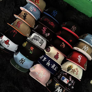 Gorra de Béisbol Estilo Chicago para Hombre, de PVC, con Visera Plana, 6 Paneles, Cierre Ajustable, para las Cuatro Estaciones - Product Image 3