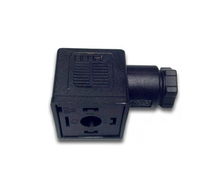 Вход для кабеля PG 9-EPDM плоский разъем Din 43650, <span class=keywords><strong>Omal</strong></span> форма соединителя клапана, 3 + Grd, черный, вход для кабеля PG 9-EPDM плоский - Product Image 1