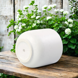 Vaso in Ceramica Bianca Opaca Moderno per Decorazione Giardino, Mini Vasi per <span class=keywords><strong>Piante</strong></span> Succulente e <span class=keywords><strong>Cactus</strong></span>, Decorazione Casa, Vaso per Fiori - Product Image 4