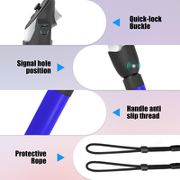Améliorer les jeux d'expérience VR Poignée étendue Poignées de contrôleur Accessoires pour Meta Quest 3 VR Accessoires pour cadeau de Noël