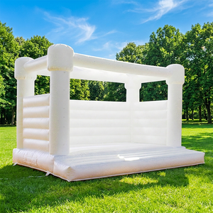 WINSUN - Castillo Inflable Blanco Comercial, de PVC, Sin Plomo, Color y Tamaño Personalizables, para Bodas, Eventos, Interiores y Exteriores - Product Image 1