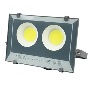 Yüksek kalite ucuz LED projektör COB parlak kare yard spot sokak 165-265V