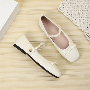 Новое поступление, большие размеры 41-44, женские туфли Мэри Джейн на плоской подошве, красивые туфли для вечеринок - Product Image 6