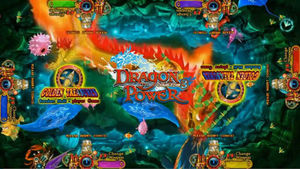 <span class=keywords><strong>2025</strong></span> mới nhất 8 người chơi 55 inch câu cá trò chơi video <span class=keywords><strong>Console</strong></span> kim loại cá bảng rồng điện - Product Image 4