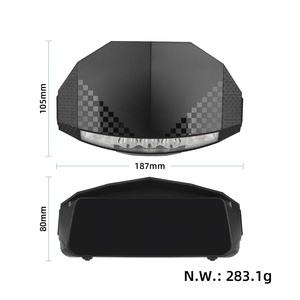 Écran d'affichage LCD d'origine Kukirin G4 pour trottinette électrique avec phare LED – Assemblage d'écran de tableau de bord Kukirin G4 - Product Image 2