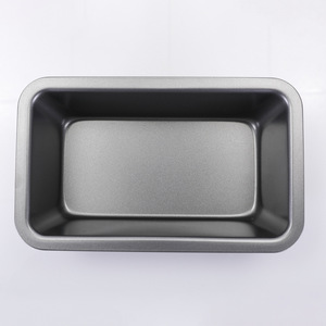 แม่พิมพ์เค้กทรงสี่เหลี่ยมเหล็กคาร์บอน ถาดอบแบบไม่ติดกระทะสำหรับใช้ในเตาอบ แม่พิมพ์ขนมปังสำหรับใช้ในครัวเรือน 1 ชิ้น สีกราไฟท์ - Product Image 2