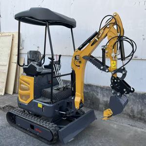 Excavadora de cadenas de 1.6 toneladas en oferta, con cabina con aire acondicionado, cuchilla dozer, alta eficiencia para obras de construcción, garantía de un año - Product Image 4