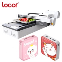 Unterstützung 15cm Dicke Locor UV6090 A1 UV-LED-Flach bett drucker für Geschenk box Stift becher Flaschen Drucken DTG zum Bekleidungs drucker