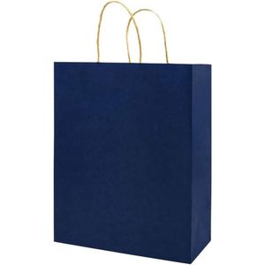 <b>Small</b> Kraft Paper Bags with Handles <b>Gift</b> Craft Grocery Shopping Retail Party Favors Wedding Sacks Lightweight Paper Bags - Product Image 1