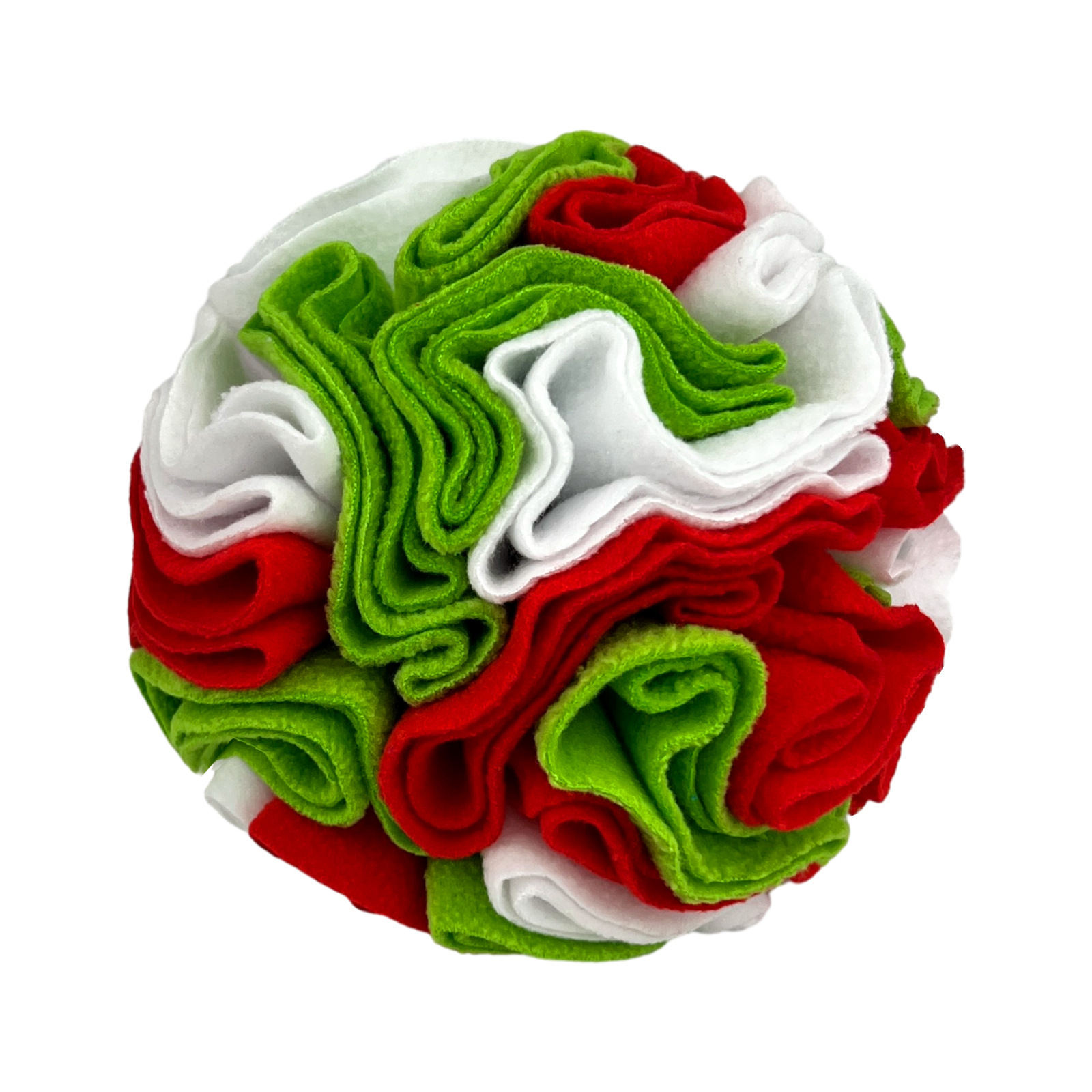 White, red, green