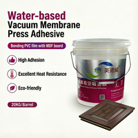 Colle sous vide monocomposant polyuréthane pour membrane, colle aqueuse pour la fabrication de portes intérieures en PVC