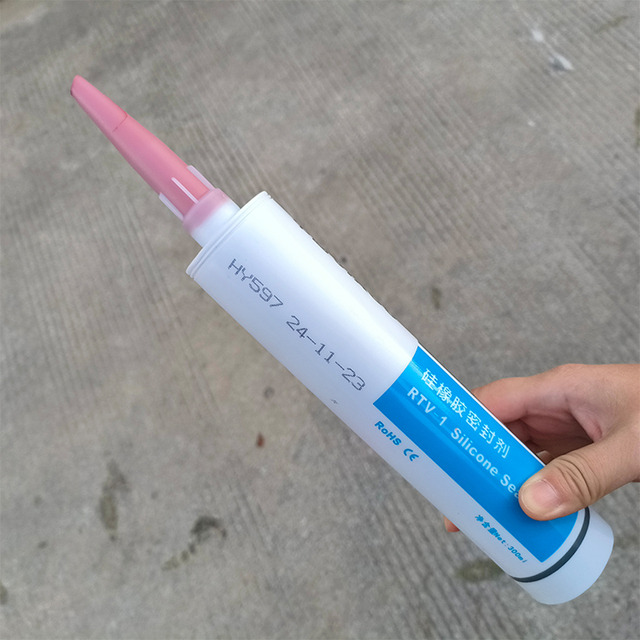 HY596 597 598 One Component Structural Adhesive High Temp Gasket Maker Rtv Silicone Sealant For Flange Engine Joint
