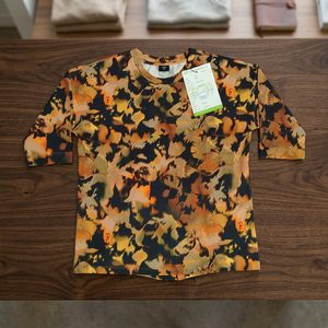 เสื้อเบลาส์ลำลองสำหรับผู้หญิง แขนสามส่วน พิมพ์ลายดิจิทัล ระบายอากาศได้ดี เหมาะสำหรับฤดูร้อน ผ้าซาติน 95% คอตตอน 5% อีลาสเทน ยืดหยุ่นได้ - Product Image 2