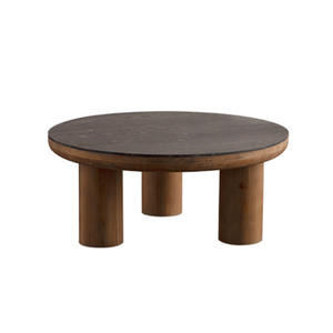 The Seventh Day Solid Wood <b>Round</b> Coffee <b>Table</b> Handmade Retro Paint Living Room Furniture X3086-LM - Product Image 4
