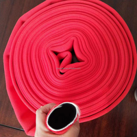 Polyester tuyau d'incendie à veste unique 0.8Mpa pression de travail tuyau de décharge d'eau plat tuyau d'incendie TOWAY FIRE