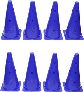 Juego de conos de vallas deportivos al por mayor, conos de entrenamiento y postes de agilidad, equipo de entrenamiento de velocidad de escalera de agilidad ajustable para niños - Product Image 5