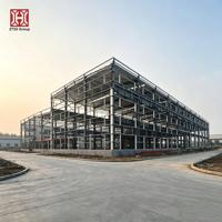 Bâtiment industriel préfabriqué en acier ZTSS, structure légère en métal avec ossature à pignon pour atelier en acier