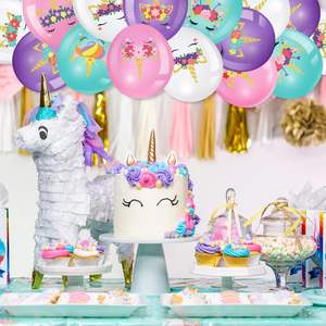 Ensemble de ballons en latex imprimés <span class=keywords><strong>licorne</strong></span>, ballons pour filles, baby shower, anniversaire, décorations de fête sur le thème de la <span class=keywords><strong>licorne</strong></span>, fournitures - Product Image 5