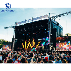 Buổi hòa nhạc giàn hiển thị sân khấu với mái giàn sân khấu thiết bị chiếu sáng chuyên nghiệp ngoài trời sân khấu buổi hòa nhạc đầy đủ sự kiện - Product Image 6