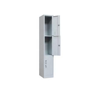 <span class=keywords><strong>Armario</strong></span> de acero alto de una sola <span class=keywords><strong>columna</strong></span> <span class=keywords><strong>para</strong></span> dormitorio, ropero con 3 puertas - Product Image 6