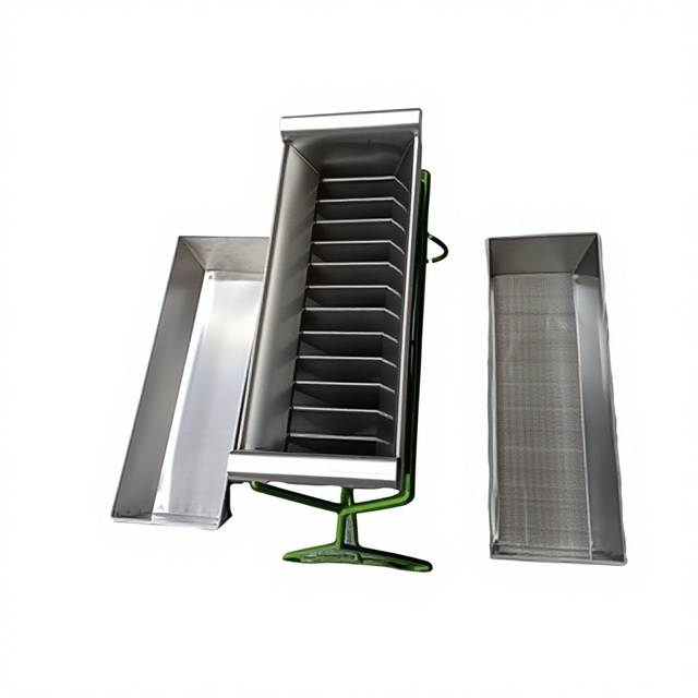Guangming New Sample Riffle Divider Gravity Separator Stainless Steel Slot 16 Easy to Operate